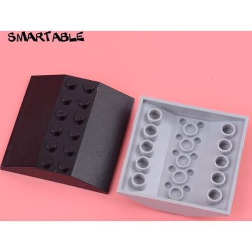 Smartable Slope 33° 6x6 Train Ceiling Building Blocks MOC Train Parts DIY Toys For Kids Compatible City 4509 5pcs/lot