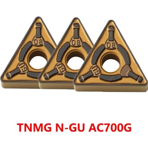 TNMG160404 TNMG160408 TNMG160412 N-GU AC700G TNMG 160408 160404 Turning Lathe Cutter CNC Carbide Cutting Inserts 100% Original