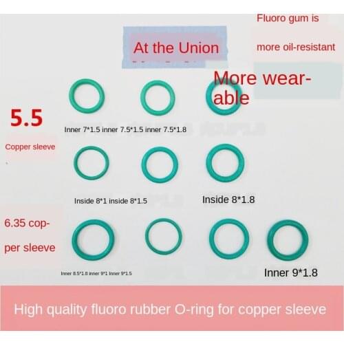 Free Shipping Within 8mm 5.5 Special DING Qing Fluorine Rubber O-Rings Seal Ring/Piston Rod Universal Wear-Resistant Ring O