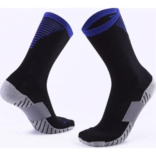 High Quality Professional Non-Slip Sport Socks Breathable Running Cycling Socks Thickened Football Sock With Towel Bottom GLM020