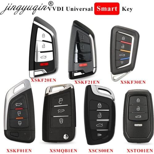 Jingyuqin XSKF01EN /XSMQB1EN XSCS00EN XSKF20EN XSKF21EN Keyless Go Universal Smart Key With Proximity Function for VVDI Key Tool
