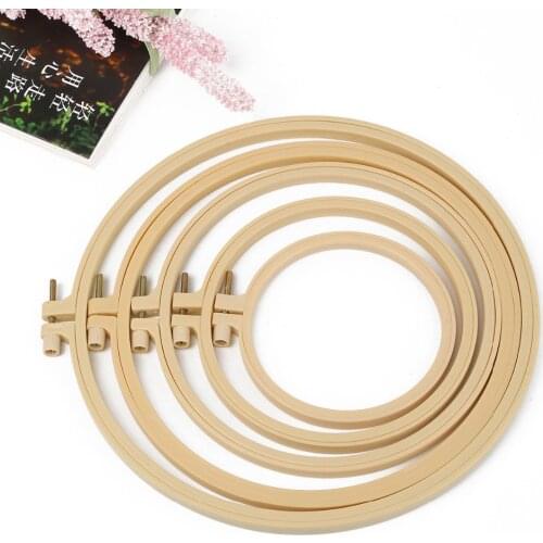 1Pcs/lot 9-27.5cm Plastic Frame Embroidery Hoop Ring DIY Needlecraft Cross Stitch Machine Round Loop Hand Household Sewing Tools