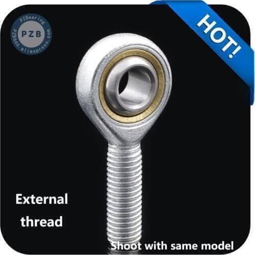 1pcs SA 6 T/K SAL 6 Rod end fisheye bearing 6mm thread M6*1.0 Positive / negative thread Left / right hand