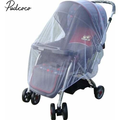 2019 Brand Mosquito Net Newborn Toddler Infant Baby Stroller Crip Netting Pushchair Mosquito Insect Net Safe Mesh Buggy White
