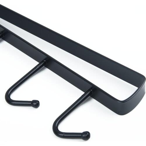 6 Hooks Under Shelf Coffee Cup Mug Holder Hanger Rack Cabinet Metal Hook Kitchen