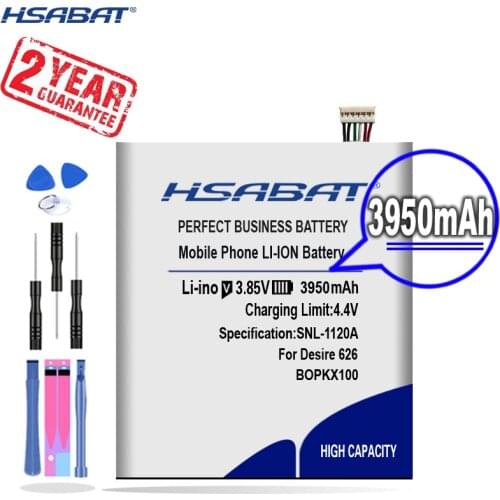 New Arrival [ HSABAT ] 3950mAh B0PKX100 BOPKX100 Replacement Battery for HTC Desire 626 D626W D626T 626G 626S D262W D262D A32