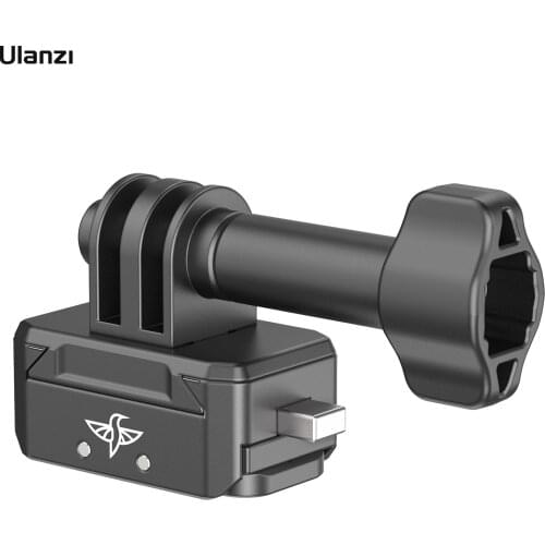 Ulanzi Aluminum Quick Release Mount Base 2KG Payload for Action Camera with Universal 1/4 Interface