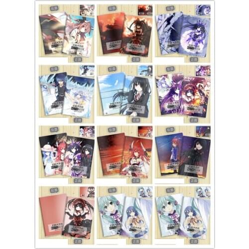 New DATE A LIVE Tokisaki Kurumi Yatogami Tohka Notebook Student Jotter Gift School Supplies Notepad Diary Stationery Birthday