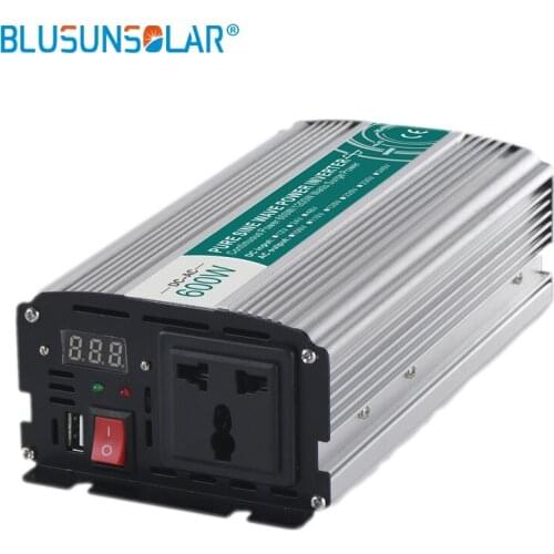 BULSUNSOLARDC/AC 500W DC12v/24v pure input sine wave power inverter to AC 110V 220V 50/60hz inverter