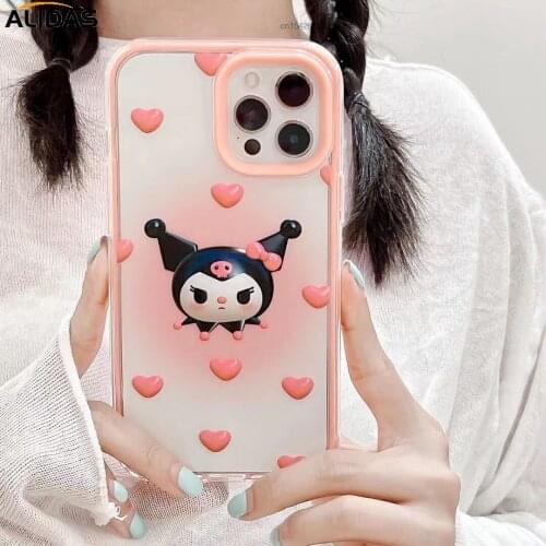 Y2k Phone Case For Iphone 12mini 11 Pro MAX Soft Shockproof Back Cover Cover For Iphone X XS XR SE20 6 7 8 Plus Sanrio Kuromi
