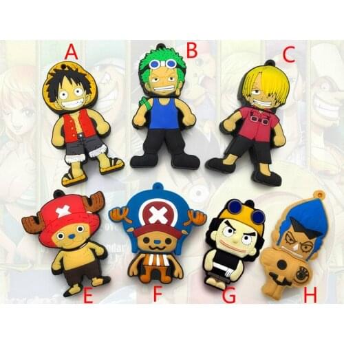 One Piece cartoon pirate anime cool boy USB flash drive fashion custom personality creative gift 8g32g cute Luffy/Kaiseki/Choba