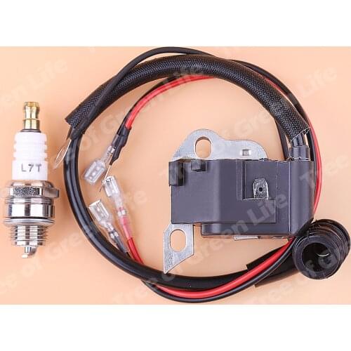 Ignition Coil Spark Plug Kit For STIHL 009 010 011 012 020 020T 021 023 025 MS200 MS210 MS230 MS250 Gas Chainsaw 0000 400 1306