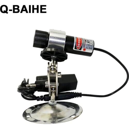 Red laser locator line beam for wood cutting with 360 degree holder EU adapter 650nm 100mW
