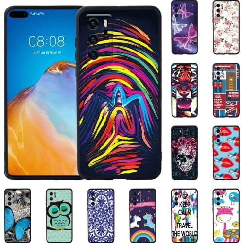 Fashion Soft Silicone Cover for Huawei P20 / P20 Pro / P20 Plus/P30 /P30 Pro / P30 Plus/ P40 /P40 Pro Case Phone Protector Case