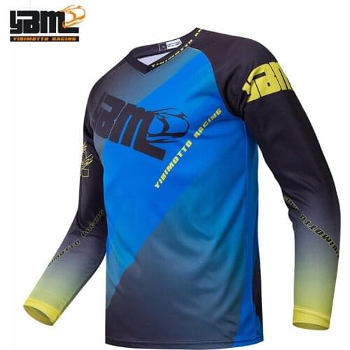 Mens Downhill Jerseys Mountain Bike MTB Shirts Offroad DH Motorcycle Jersey Motocross Sportwear Clothing Long Sleeves Jersey