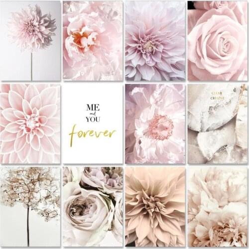 SDOYUNO DIY Frame Painting By Numbers Rose Wall Art Acrylic Paint By Numbers Flower Acrylic Canvas Home Decors Diy Gift Arts