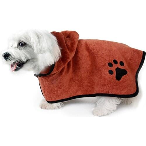 Pet Super Absorbent Bath Towel Dog Clothes Bathrobe Bath Towel Pet Products