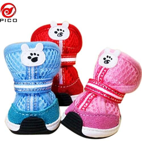 Canvas Pet dog shoes teddy vip bo shoes pet shoes breathable puppy boot Pet supplies product ZL266