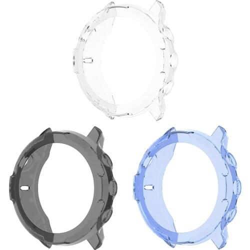 TPU Smart Watch Bracelet Case Durable Housing Housing Frame for Suunto7 Replacement Transparent Protective Cover Shell Protector