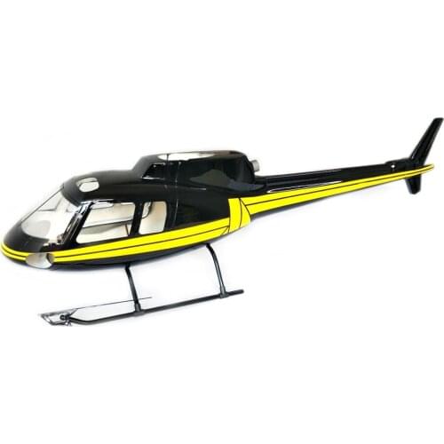 Helicopter Glassfiber scale bodies Fuselages Kit AS350 Ecureuil 500 size Pre-Painted Fuselage for Helicopter Model RC plane