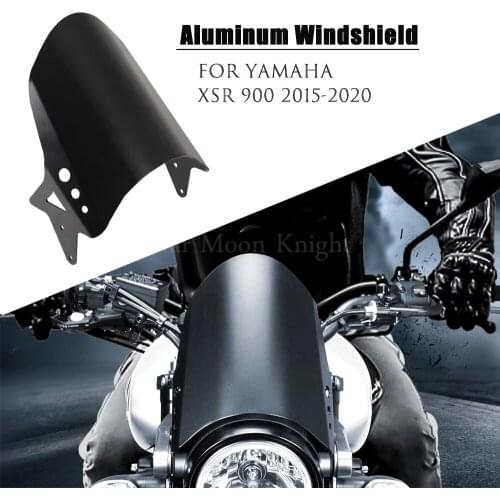 For YAMAHA XSR 900 XSR900 2015 - 2020 2019 2018 Motorcycle Windscreen Windshield Cover Aluminum Alloy Wind Shield Deflectore