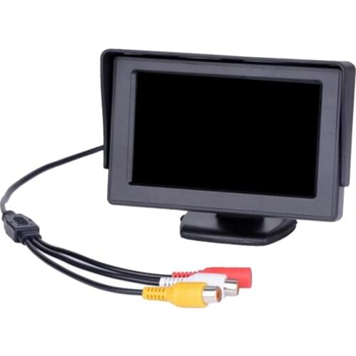 4.3 '' TFT-LCD Integrated Display With Black Reverse Camera Parking System