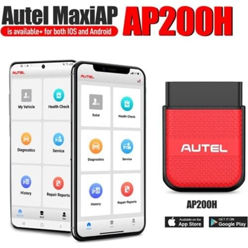 AUTEL MaxiAP AP200H Wireless Bluetooth OBD2 Diagnostic Scanner for All Vehicles Work on iOS and Android