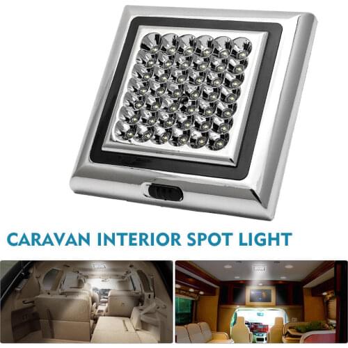 Car caravan camping 42 LED Interior Roof Ceiling Interior Lamp Dome Light DC 12V Cabinet Lamp For Camper RV Trailer Boat Van