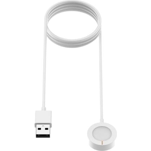 White Magnetic Charging Cable Cord Charger for Fossil Gen 4/5 for Emporio Armani/Skagen Falster 2/Misfit Vapor 2/Diesel 50LA