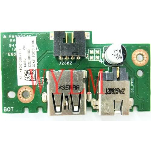 Free shipping X401U-M3 IO BOARD DC POWER JACK USB IN BOARD For ASUS X501U X301U X401U machine dedicated power board USB board
