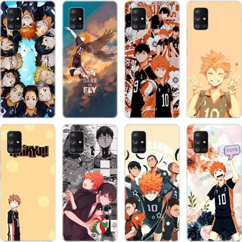 Haikyuu Hinata Attacks Anime Soft Case for Samsung Galaxy A10 A21 A30 A50 A70 S A20 E A40 A01 A11 A31 A41 A51 A71 A81 A91 Cover