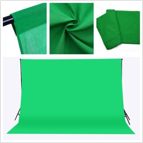 CY Free ship 3x2M Solid color Backgrounds Green screen cotton Muslin background Photography backdrop lighting studio Chromakey