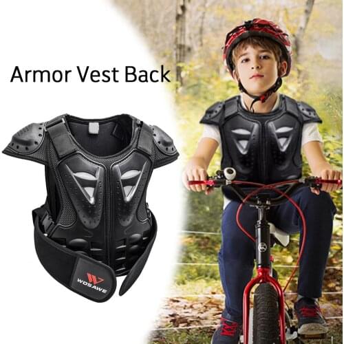 Children Bicycle Vest Back Protection Cycling Skiing Riding Skateboarding Cross Country Protective Clothing Motorcycle Armor Ves