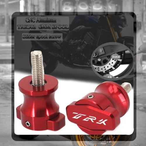For Benelli TRK502 TRK 502 Jinpeng 502 Jinpeng502 Motorcycle CNC Frame Stands 6MM Screws Sliders Swingarm Spools Slider