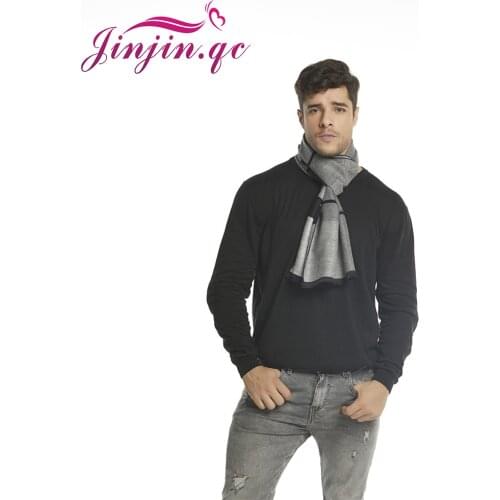 Jinjin.QC 2019 Fashion Men Patchwork Scarf Mens Scarves and Wraps Echarpe Foulard Cashmere Scarfs Bufanda Luxury Brand Bandana