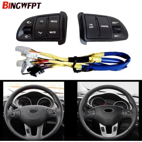 Multifunction Steering Wheel Button For KIA Sportage Audio Volume Speed Cruise Control Buttons Switch With Backlight Car Parts