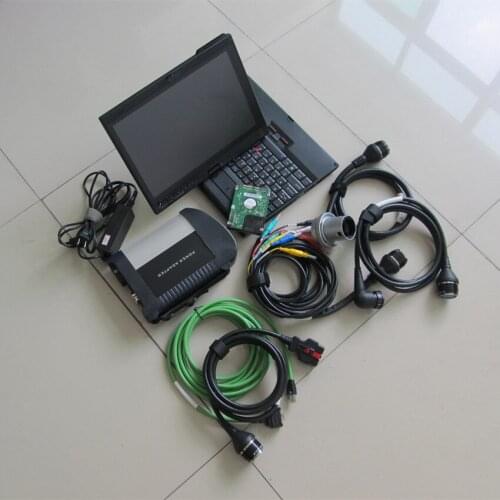 Mb star c4 x200t laptop newest software 2020.12 hdd 320gb full set ready to use diagnostic tool for cars and trucks