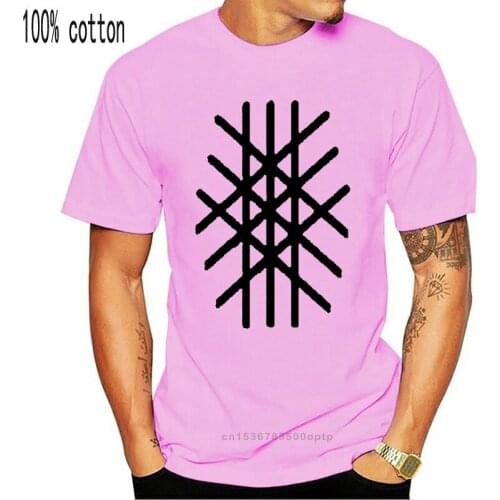 Mens 2020 New Tee Shirts Printing Web of Wyrd Symbol of Fate Mens T Shirt Skulds Net Saxon Norse Viking Life Tree Cool Shirts