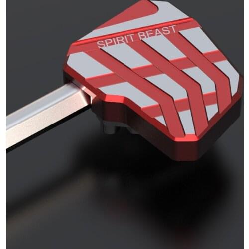 Apply for Loncin Voge 300r 300rr 300ac Rear Brake Pedal Cover Anti-skip Pad Cnc Aluminum Also for Decoration