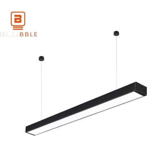 BLUBBLE Aluminum Pendant Light Modern Long Tube Hanging Lamp Pendant Lamp AC 110-240V Bedroom Dormitory Study Corridor Hanglamp