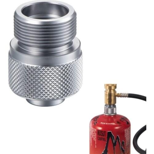Practical Gas Converter Lindal Valve Canister To Green Propane Tank Or MAPP Gas Adapter Camping Stove LPG Braze