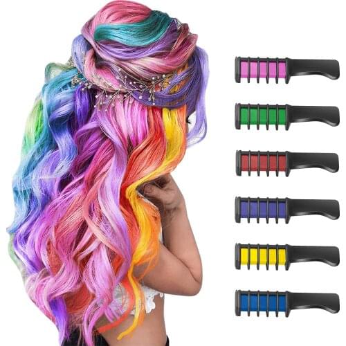 Hair coloring set for girls is suitable for new year birthday party role playing DIY childrens day, halloween, christmas