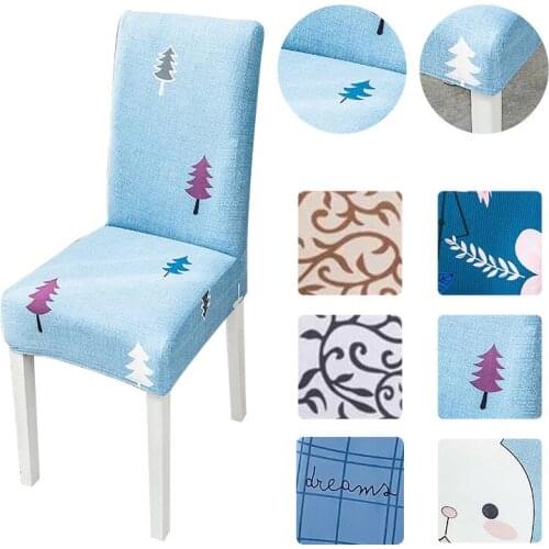 High Back Dining Room Chair Covers Spandex Elastic Chair Covers for Chair for Kitchen Covers for Armchairs for Home Office Chair