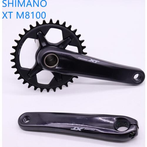 SHIMANO DEROE XT FC M8100 Crankset M8100 12s Speed 30T 32T 34T 36T 170MM 175MM MTB bike bicycle 11/12 speed chainwheel