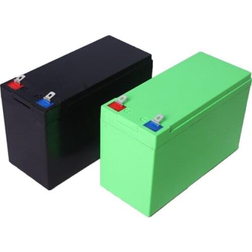 12V 3S7P Lithium Rechargeable Battery Box with Battery Box + Bracket + 40A BMS Black Blue Yellow Green E-bike Battery Use