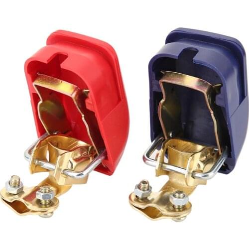 2pcs 12V Quick Release Battery Connector Terminals Clamps Clip for Car Caravan Boat Accessories Moto Universal Battery Connector