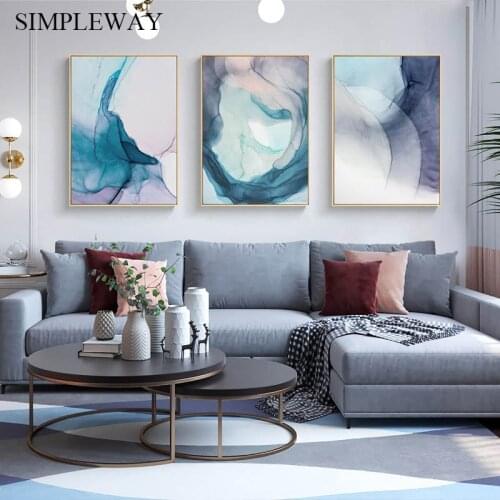 Abstract Artwork Painting Canvas Poster and Print Nordic Style Simplicity Modern Art Wall Picture for Living Room Decoration