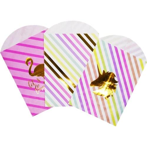 Paper Bags Paty Wedding Treat Craft Paper Popcorn Bags Food Safe Party Favor Paper Bags Best Gift Candy Sweet Bag 12*19cm