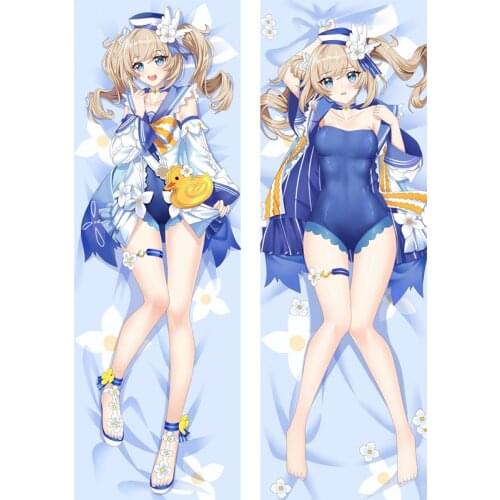 Newly Design Game Genshin Impact Kamisato Ayaka Yoimiya Barbara Gunnhildr Pillow Case Dakimakura Cosplay Kawaii Accessories