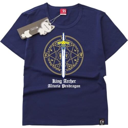 Fate/Grand Order Cosplay T Shirt Men Women O-Neck T Shirts for Boys Casual Fate/Stay Night Print T-Shirt Men Tees Tops